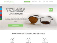 Tablet Screenshot of fixmyglasses.com